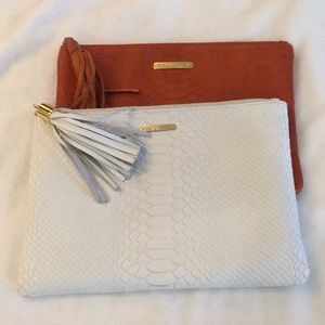 Zip clutch bags